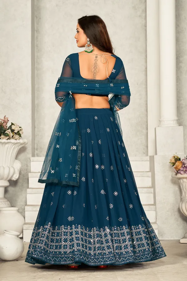 Rama_Embroidery_&_Sequence_Lehenga_Choli_With_Dupatta_For_Women