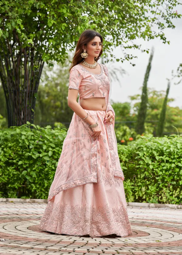 Pink_Embroidery_Work_Lehenga_Choli_With_Dupatta_For_Women