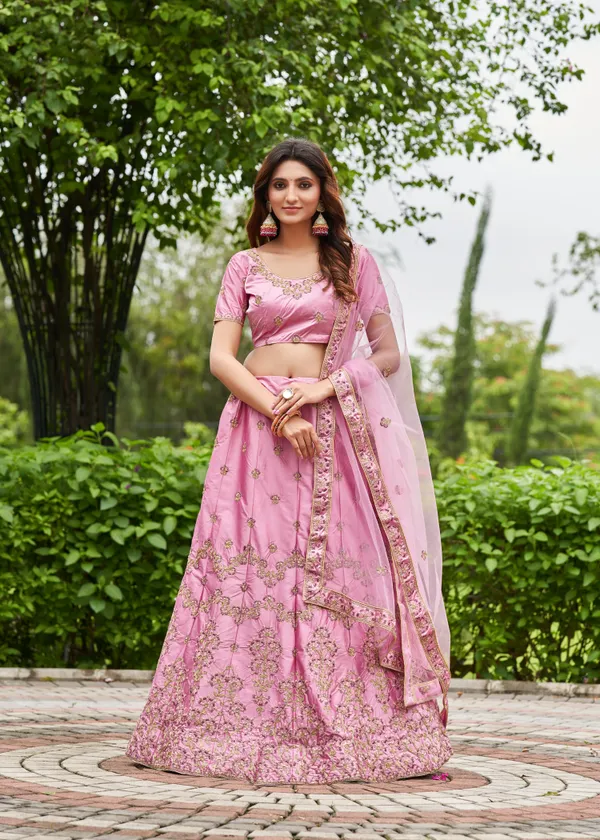 Pink_Embroidery_Work_Lehenga_Choli_With_Dupatta_For_Women