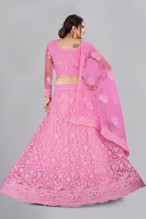Baby_Pink_Thread_Work_Lehenga_Choli_With_Dupatta_For_Women