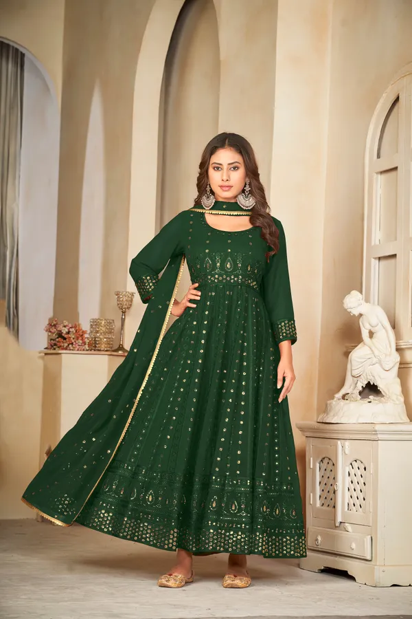 Green_Crepe_Anarkali_Suit_For_Women