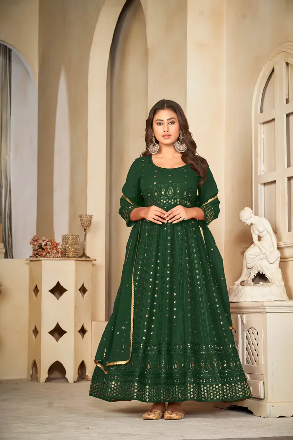 Green_Crepe_Anarkali_Suit_For_Women
