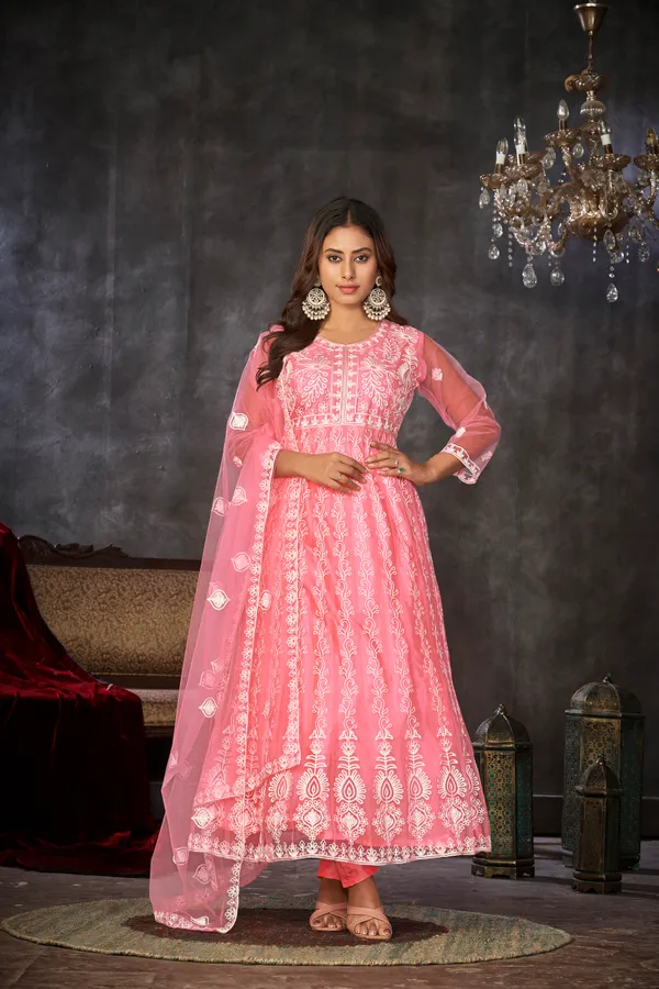 Peach_Santoon_Anarkali_Suit_For_Women