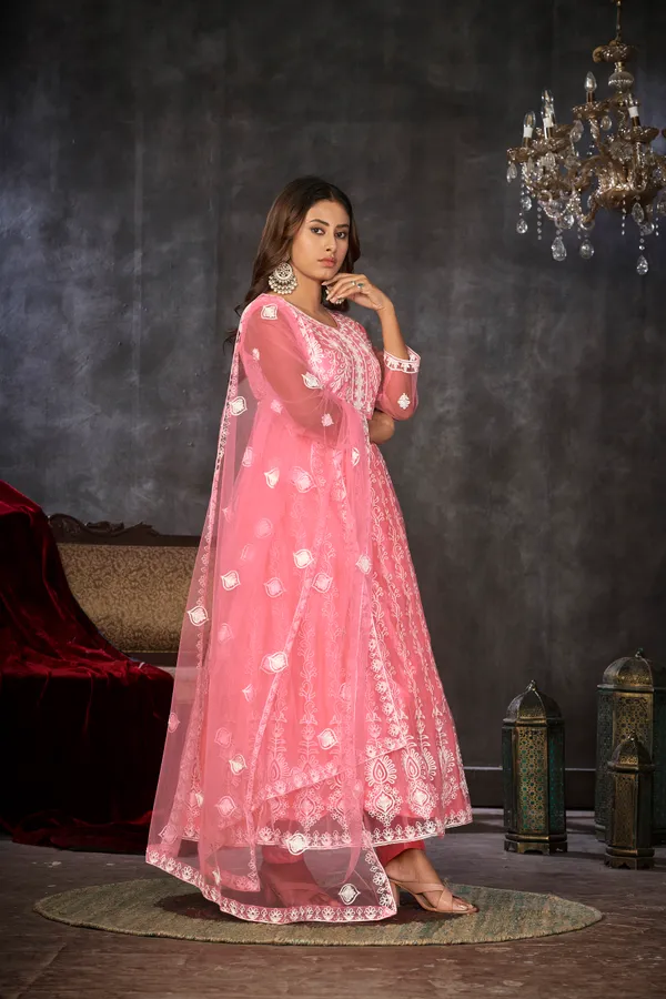 Peach_Santoon_Anarkali_Suit_For_Women