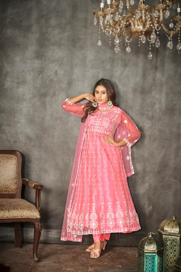 Peach_Santoon_Anarkali_Suit_For_Women