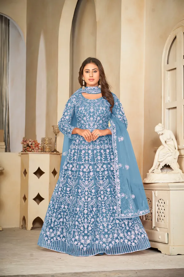 Light_Yellow_Santoon_Anarkali_Suit_For_Women