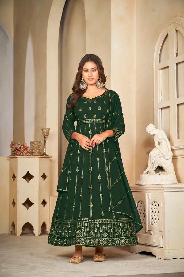 Green_Crepe_Anarkali_Suit_For_Women
