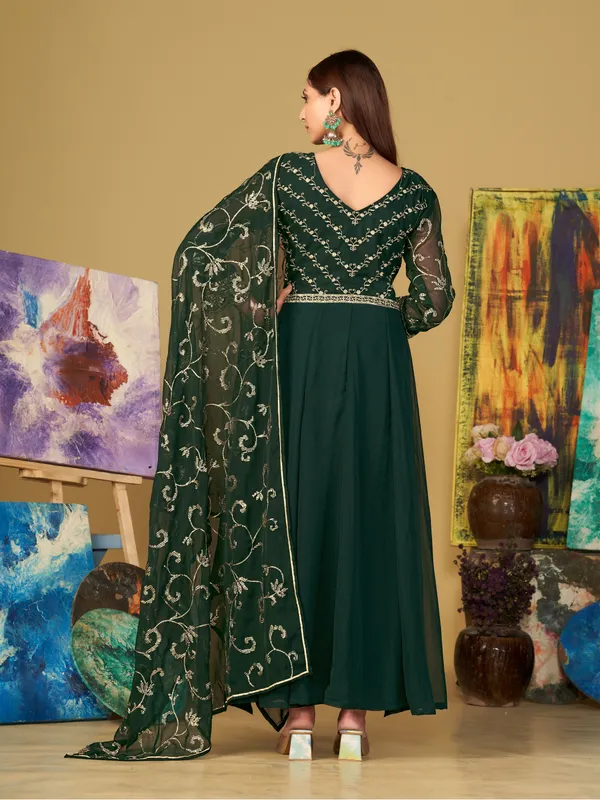 Green_Crepe_Anarkali_Suit_For_Women
