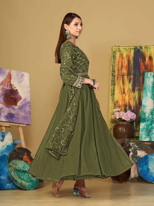 Light_Green_Crepe_Anarkali_Suit_For_Women