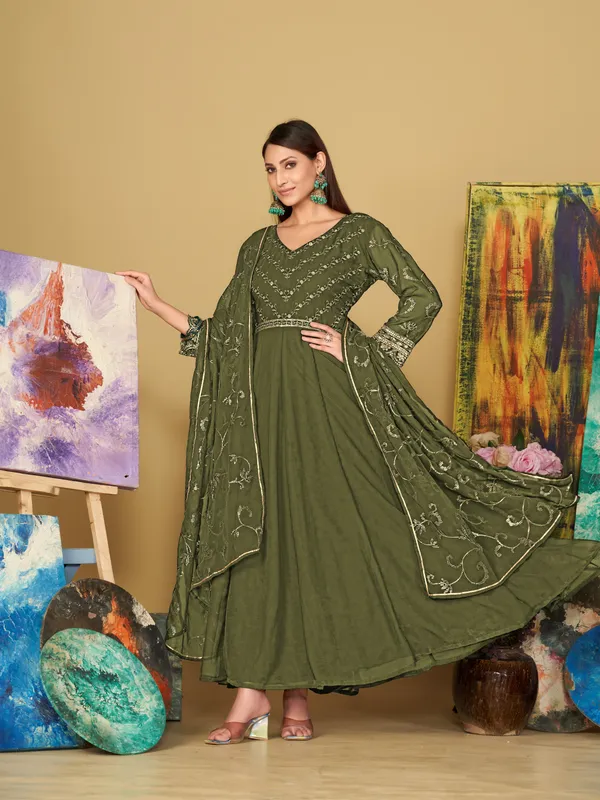 Light_Green_Crepe_Anarkali_Suit_For_Women