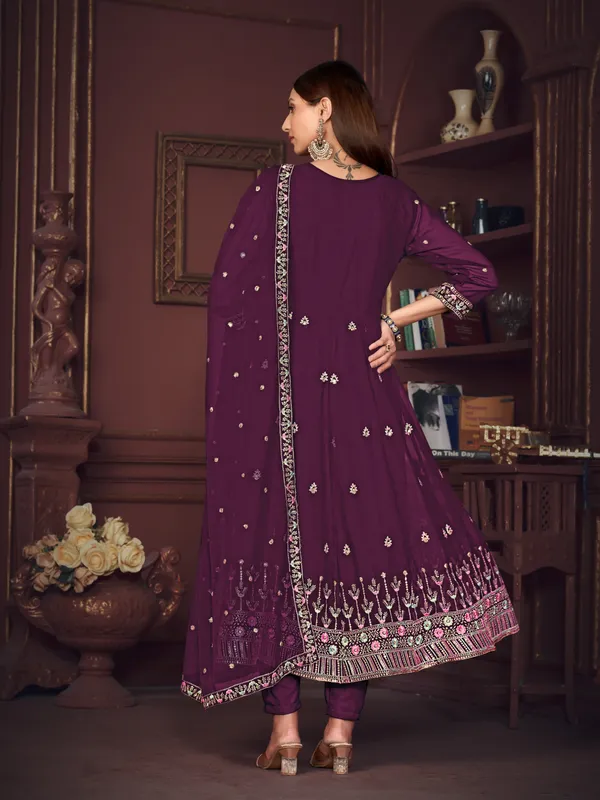 Purple_Crepe_Anarkali_Suit_For_Women