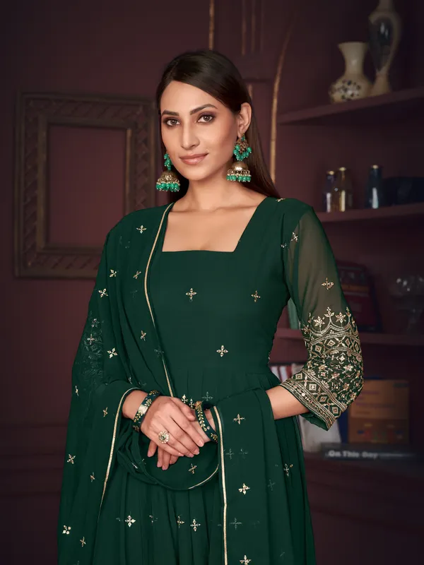 Green_Crepe_Anarkali_Suit_For_Women