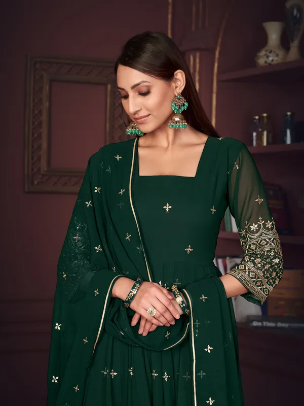 Green_Crepe_Anarkali_Suit_For_Women