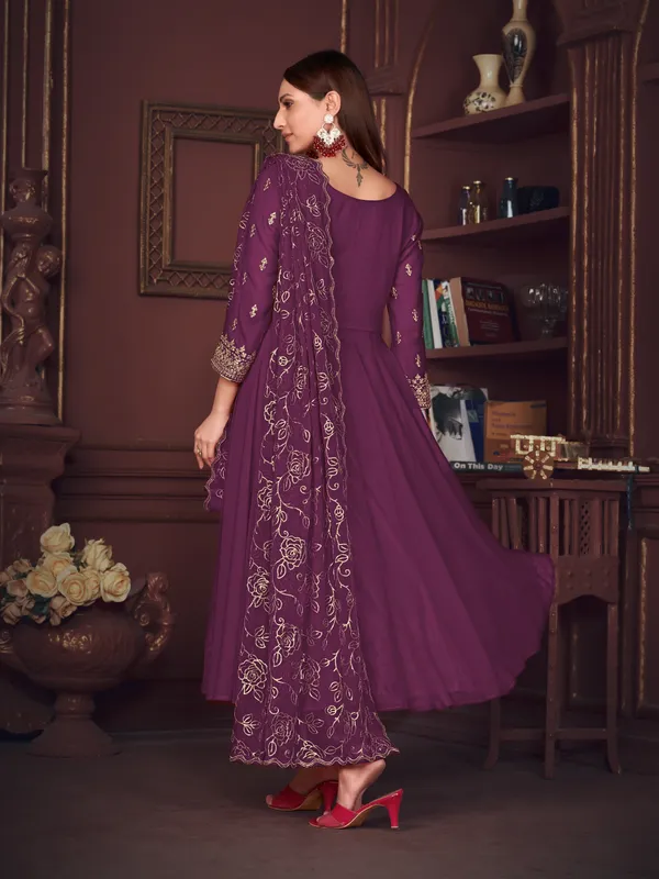 Purple_Crepe_Anarkali_Suit_For_Women