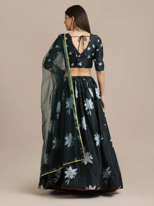 Green_Floral_Lehenga_Choli_With_Dupatta_For_Women
