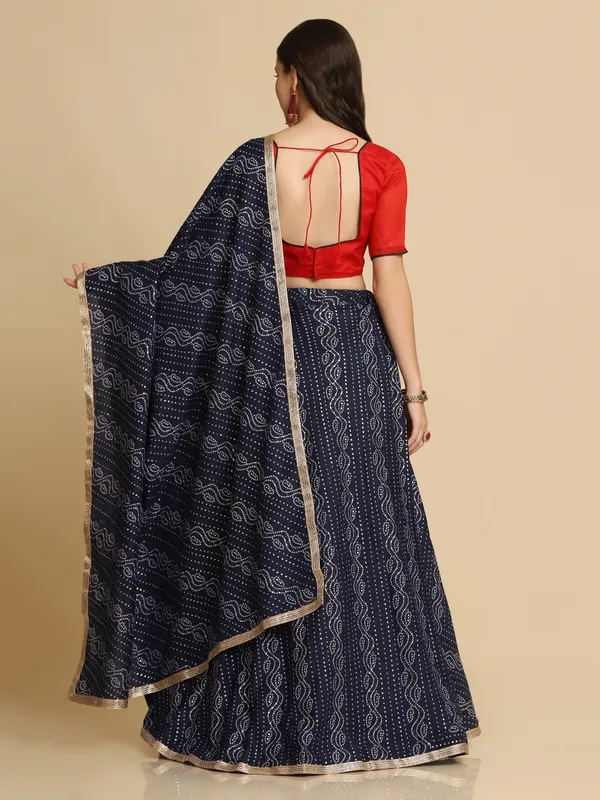 Blue_Printed_Lehenga_Choli_With_Dupatta_For_Women