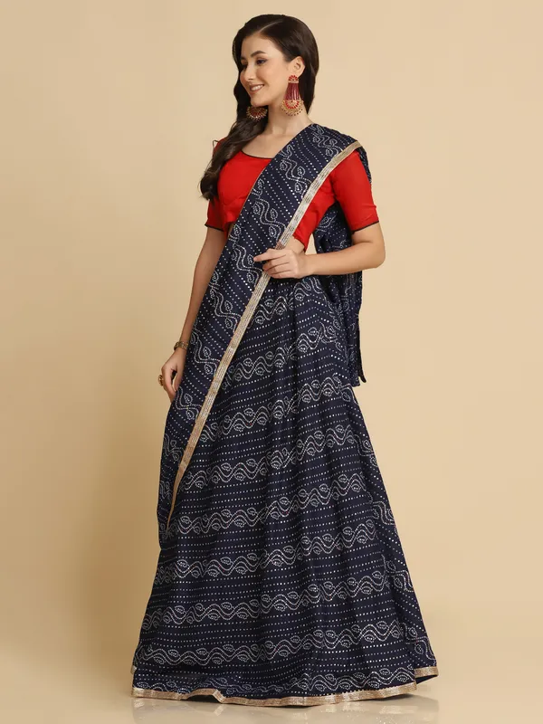 Blue_Printed_Lehenga_Choli_With_Dupatta_For_Women
