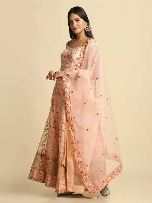Pink_Thread_Work_Lehenga_Choli_With_Dupatta_For_Women