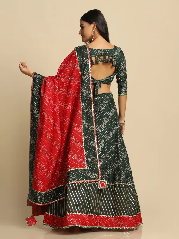 Green_Printed_Lehenga_Choli_With_Dupatta_For_Women