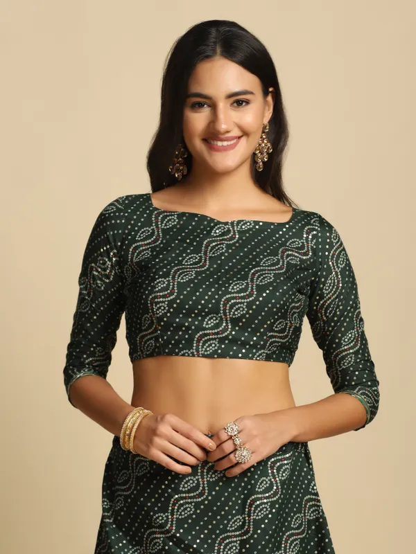 Green_Printed_Lehenga_Choli_With_Dupatta_For_Women