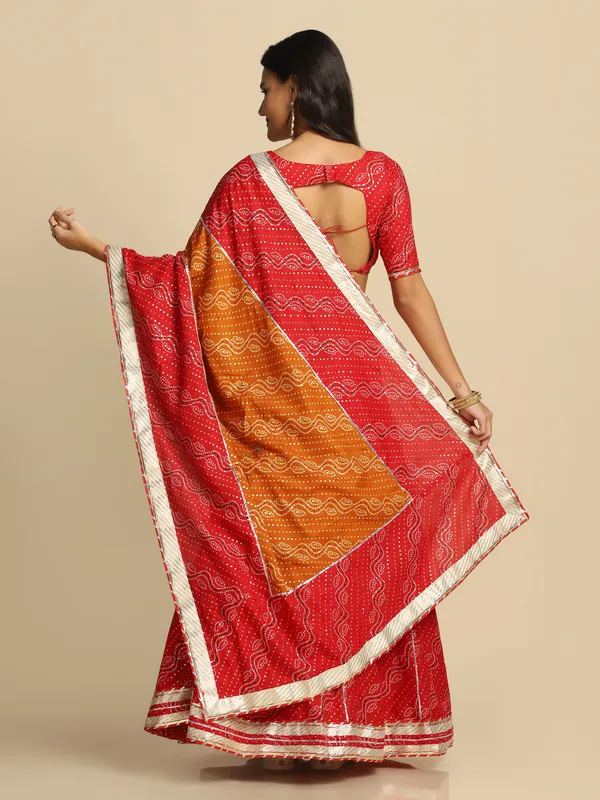 Red_Printed_Lehenga_Choli_With_Dupatta_For_Women