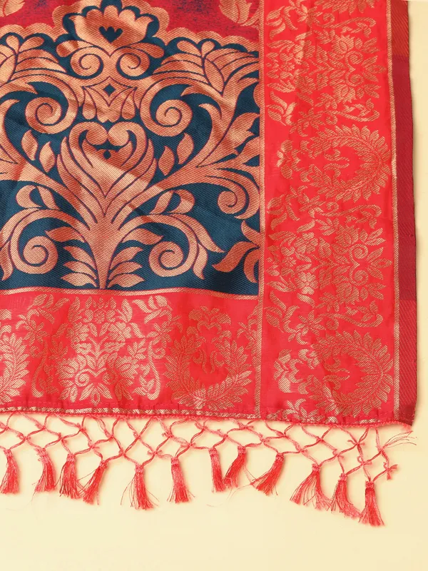 Rama_Gold_Woven_Work_Lehenga_Choli_With_Dupatta_For_Women