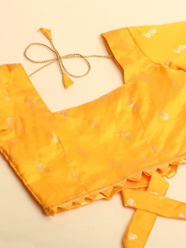 Yellow_Gold_Woven_Work_Lehenga_Choli_With_Dupatta_For_Women