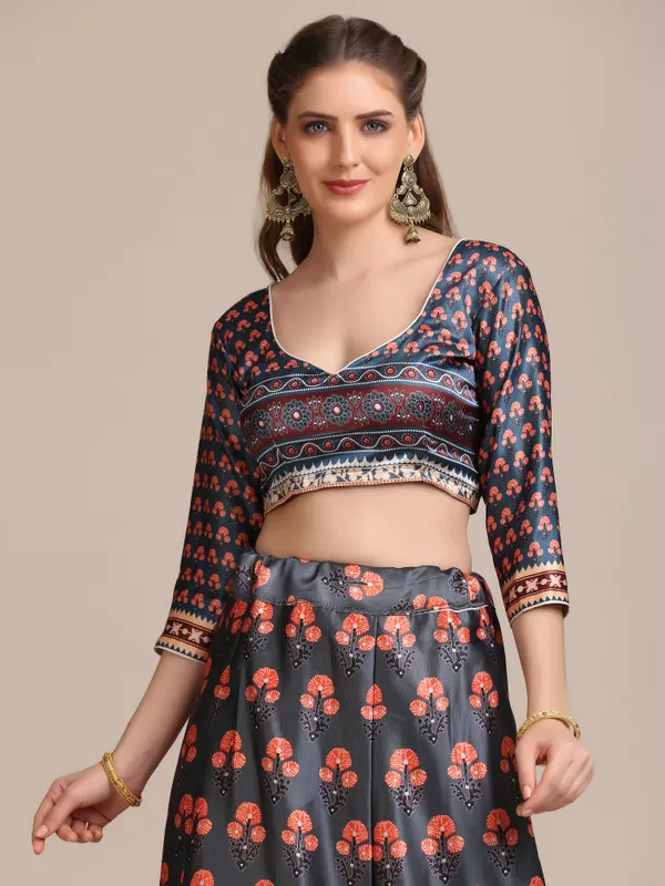 Grey_Printed_Lehenga_Choli_With_Dupatta_For_Women