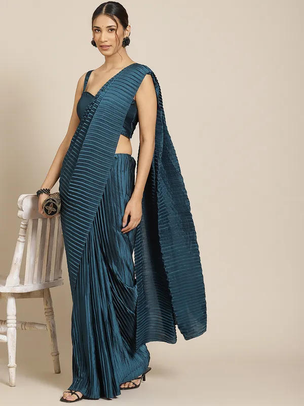 Rama_Satin_Silk_Patting_Work_Festive_Wear_Saree_With_Blouse_For_Women