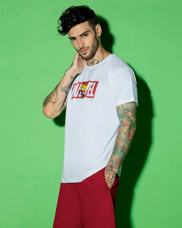 White_Stylish_Classic_T-Shirt_For_Men