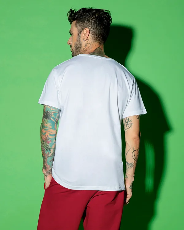 White_Stylish_Classic_T-Shirt_For_Men
