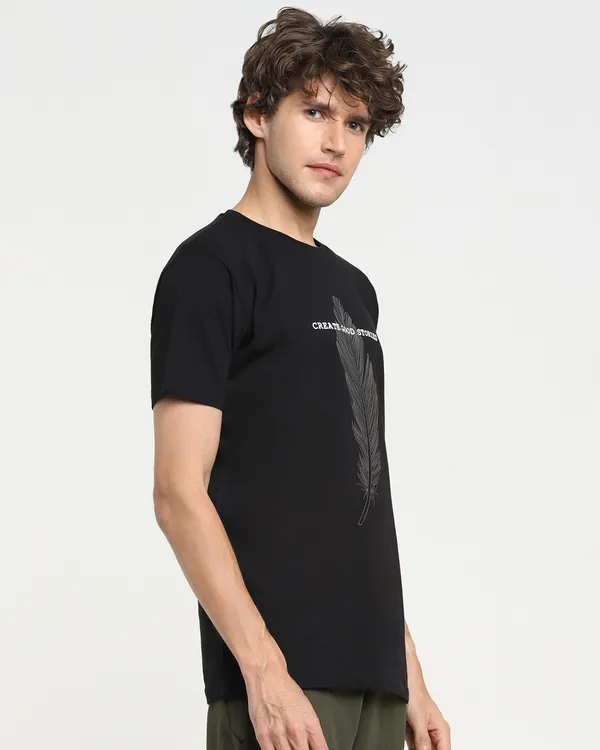 Black_Stylish_Classic_T-Shirt_For_Men