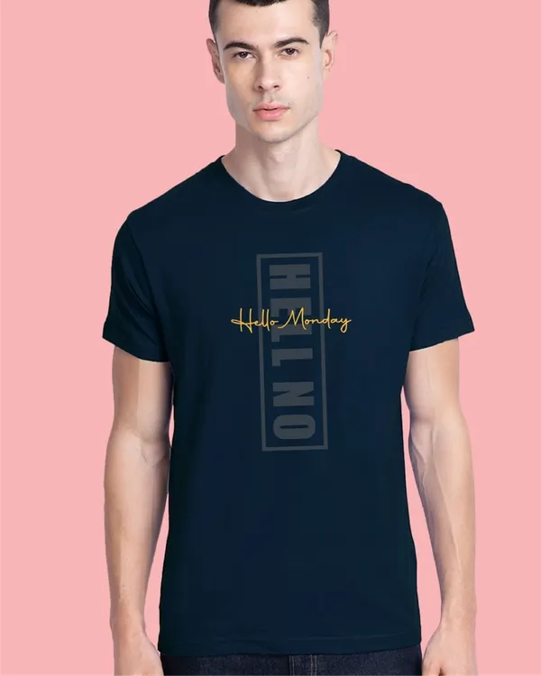 Navy_Blue_Stylish_Classic_T-Shirt_For_Men