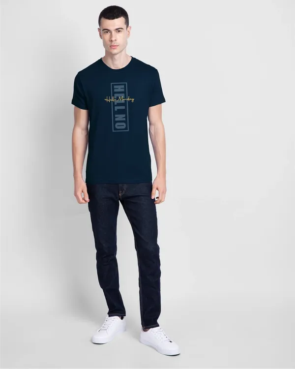 Navy_Blue_Stylish_Classic_T-Shirt_For_Men