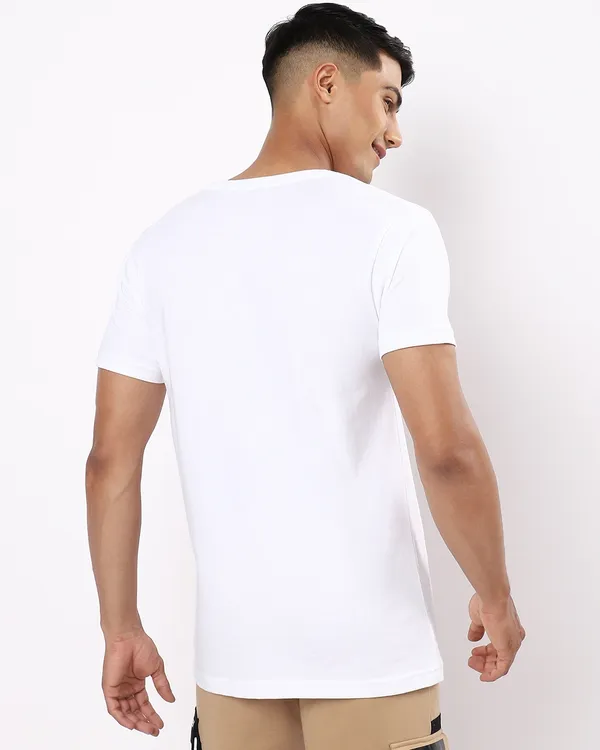 White_Stylish_Classic_T-Shirt_For_Men