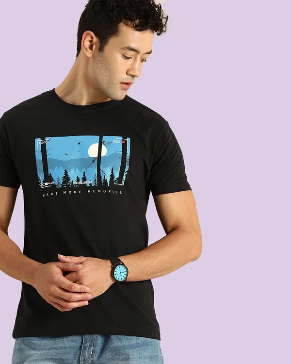 Black_Stylish_Classic_T-Shirt_For_Men