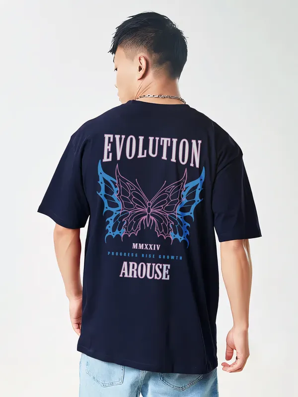 Navy_Blue_Stylish_Oversized_T-Shirt_For_Men