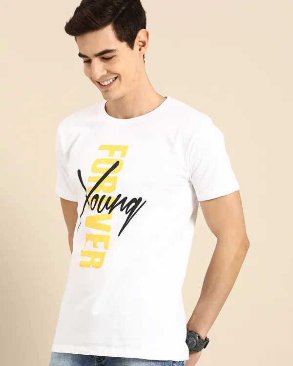 White_Stylish_Classic_T-Shirt_For_Men