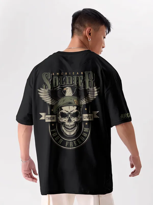 Black_Stylish_Oversized_T-Shirt_For_Men_-_Pure_Cotton_Fabric