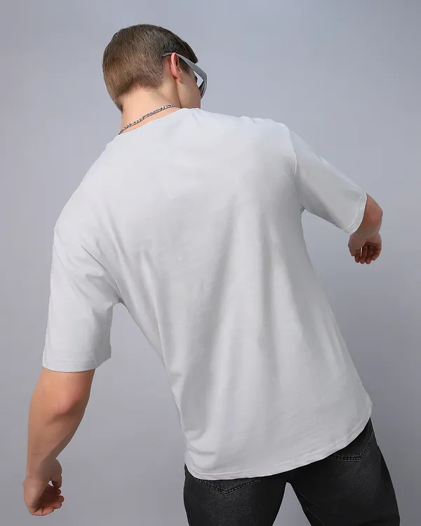 Light_Grey_Stylish_Oversized_Solids_T-Shirt_For_Men
