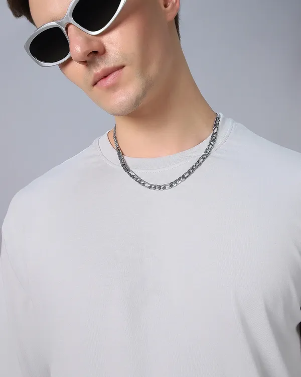 Light_Grey_Stylish_Oversized_Solids_T-Shirt_For_Men