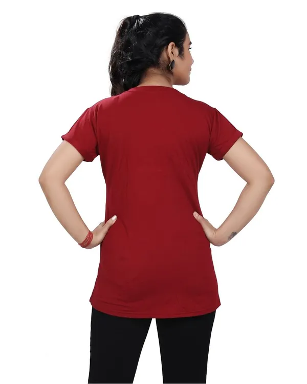 Maroon_Cotton_Feeding_Top_Tshirt_For_Women