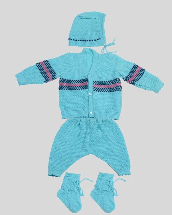 Light_Blue_Knitted_Sweater,_Leggings,_Cap_&_Booties_Full_Suit_For_Baby_(4_Pcs)