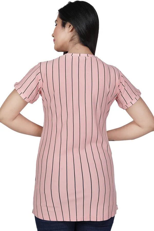 Peach_Cotton_Feeding_Top_Tshirt_For_Women