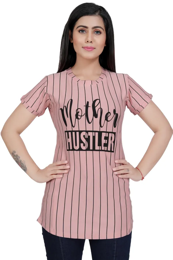 Peach_Cotton_Feeding_Top_Tshirt_For_Women