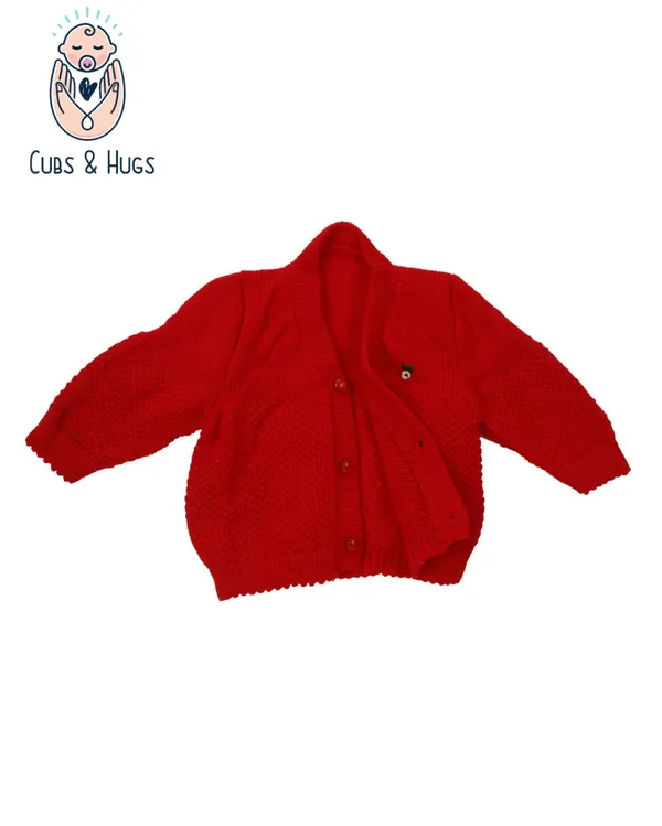 Red_Sweater_Set_With_Cap_Booties_Mittens_For_New_Born_Baby