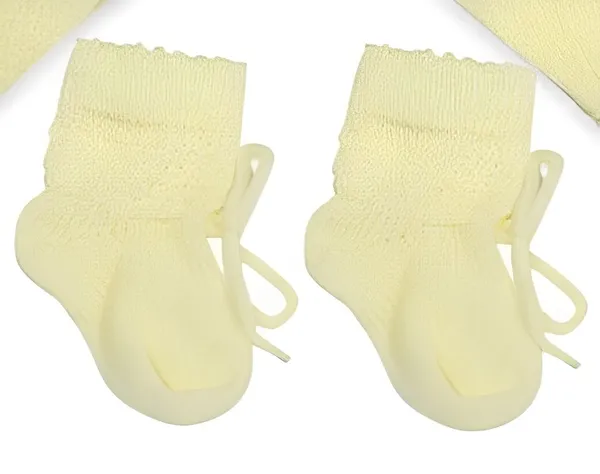 Lemon_Yellow_Knitted_Sweater,_Leggings,_Cap_&_Booties_Full_Suit_For_Baby_(4_Pcs)