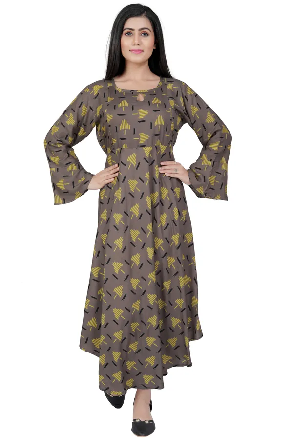 Grey_Maternity_Dress_For_Women