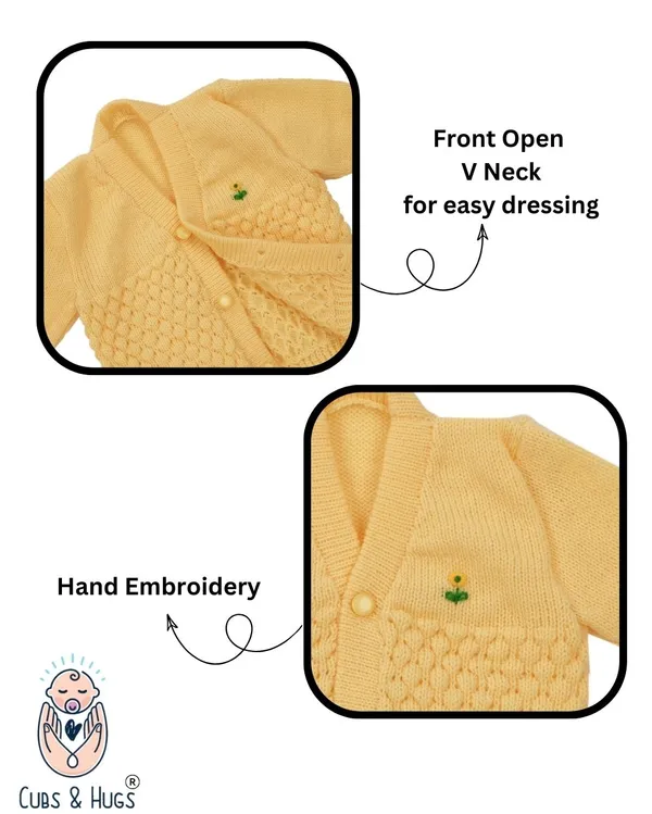 Yellow_Front_Open_Embroidery_Sweater_For_New_Born_Baby