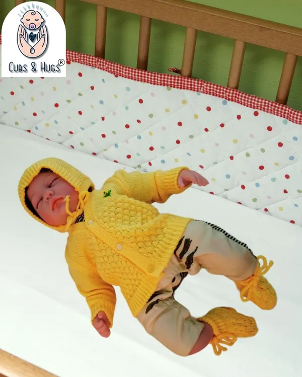 Yellow_Front_Open_Embroidery_Sweater_For_New_Born_Baby